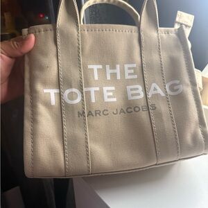 Marc Jacobs Tan Crossbody Tote Bag